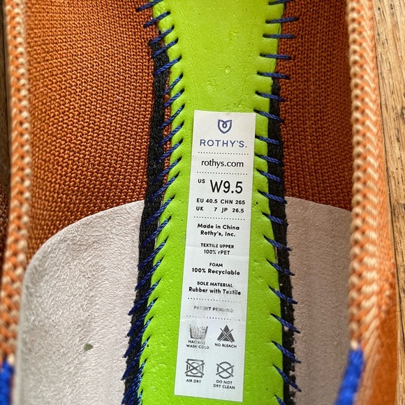 Rothy’s pointed toe flats with insoles women’s 9.5 - Picture 6 of 7